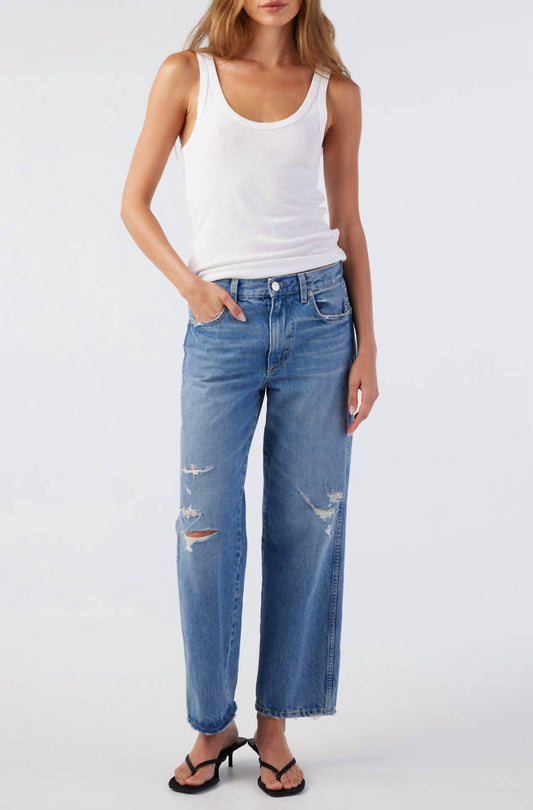 Amo - Billie Wide Leg Cropped Jeans