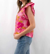 Jodifl - Organza Floral Blouse