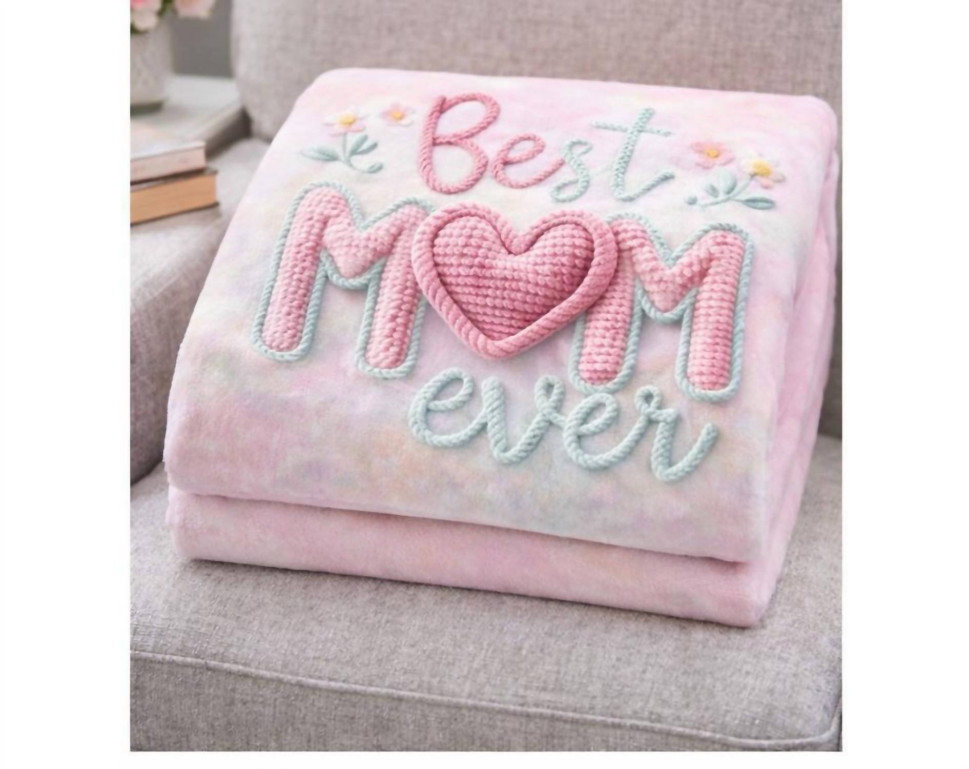Julia Rose - Women's Best Mom Ever Blanket