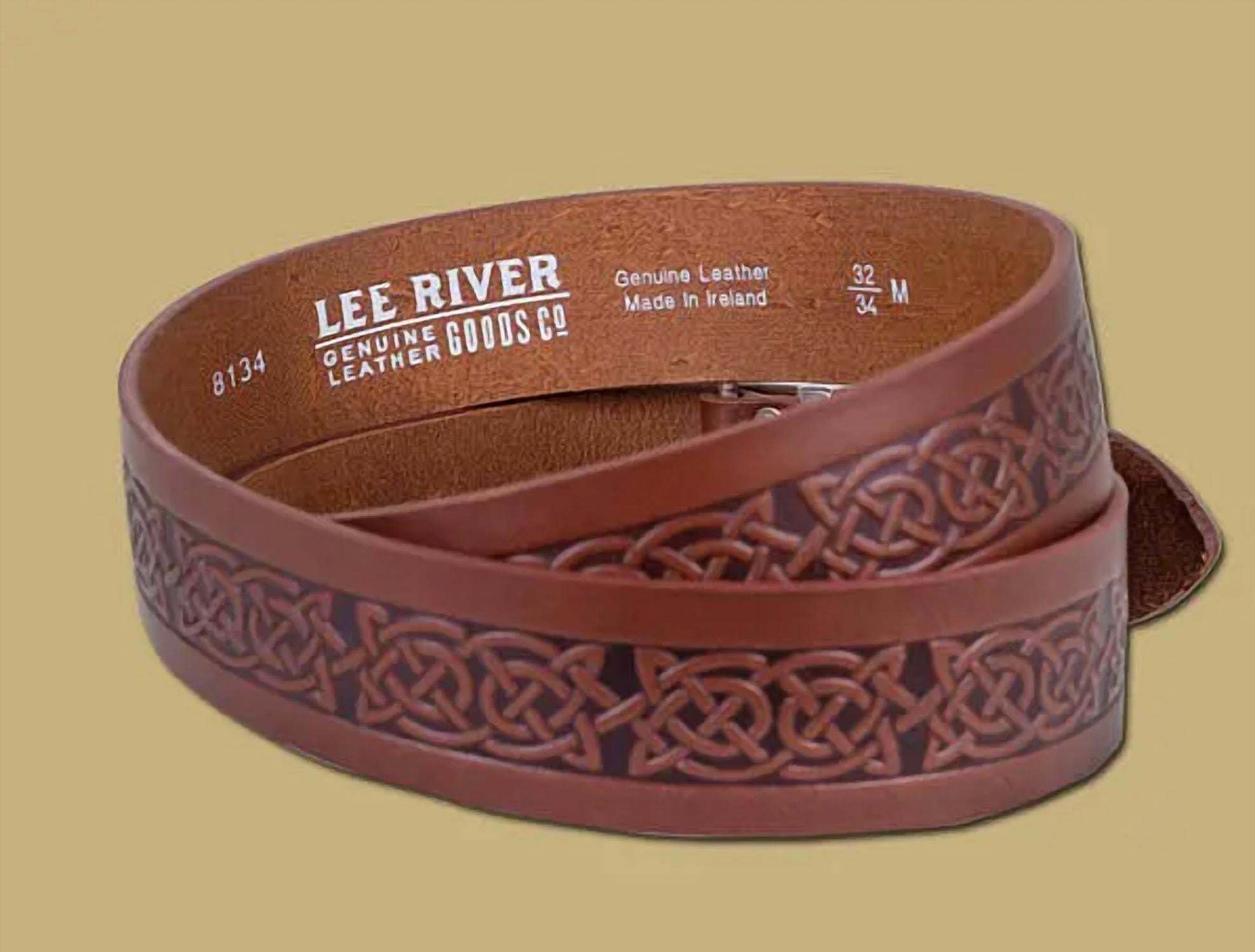 Lee River - Lee River Celtic Embossed Belt