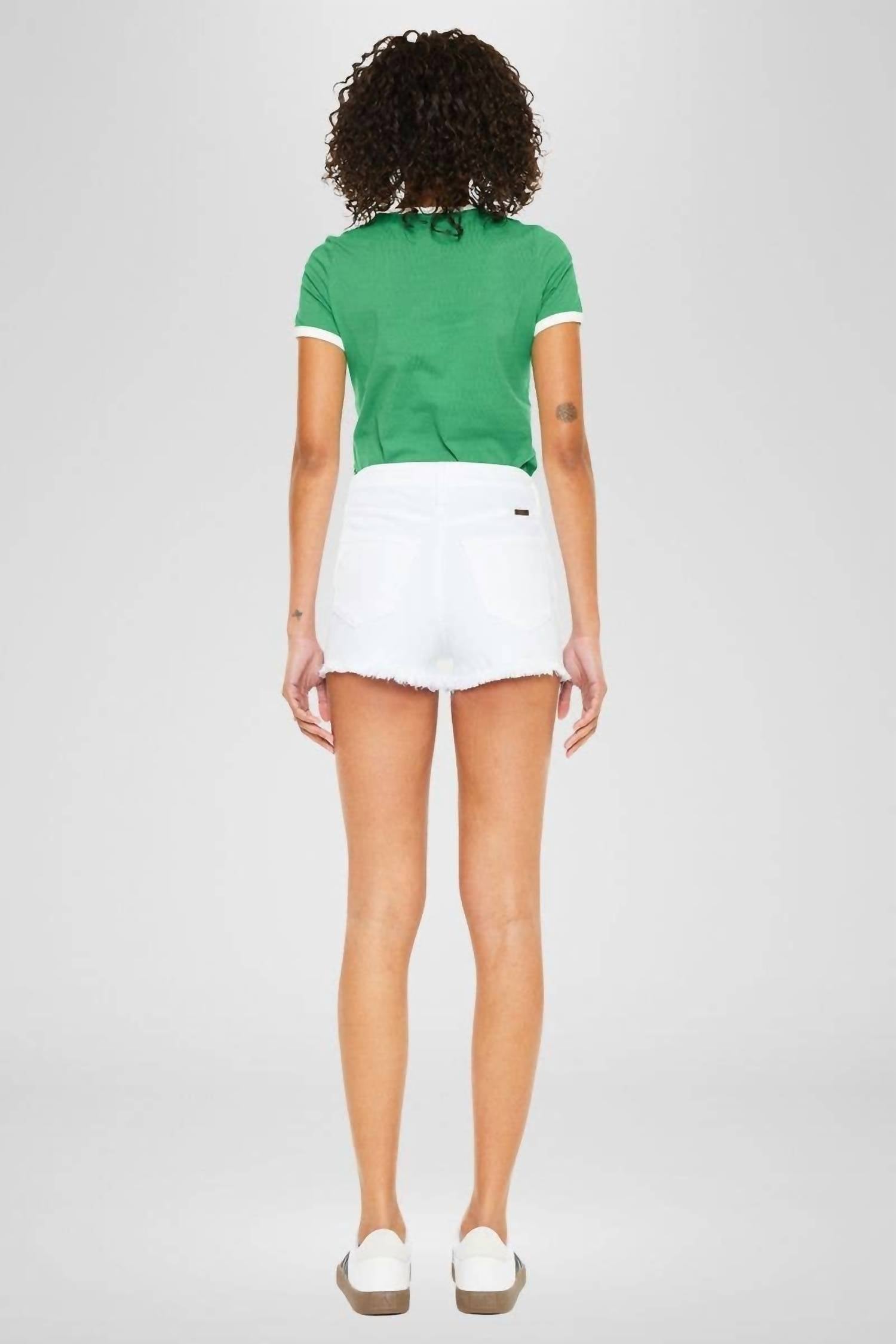 Kancan - High Rise Jean Shorts