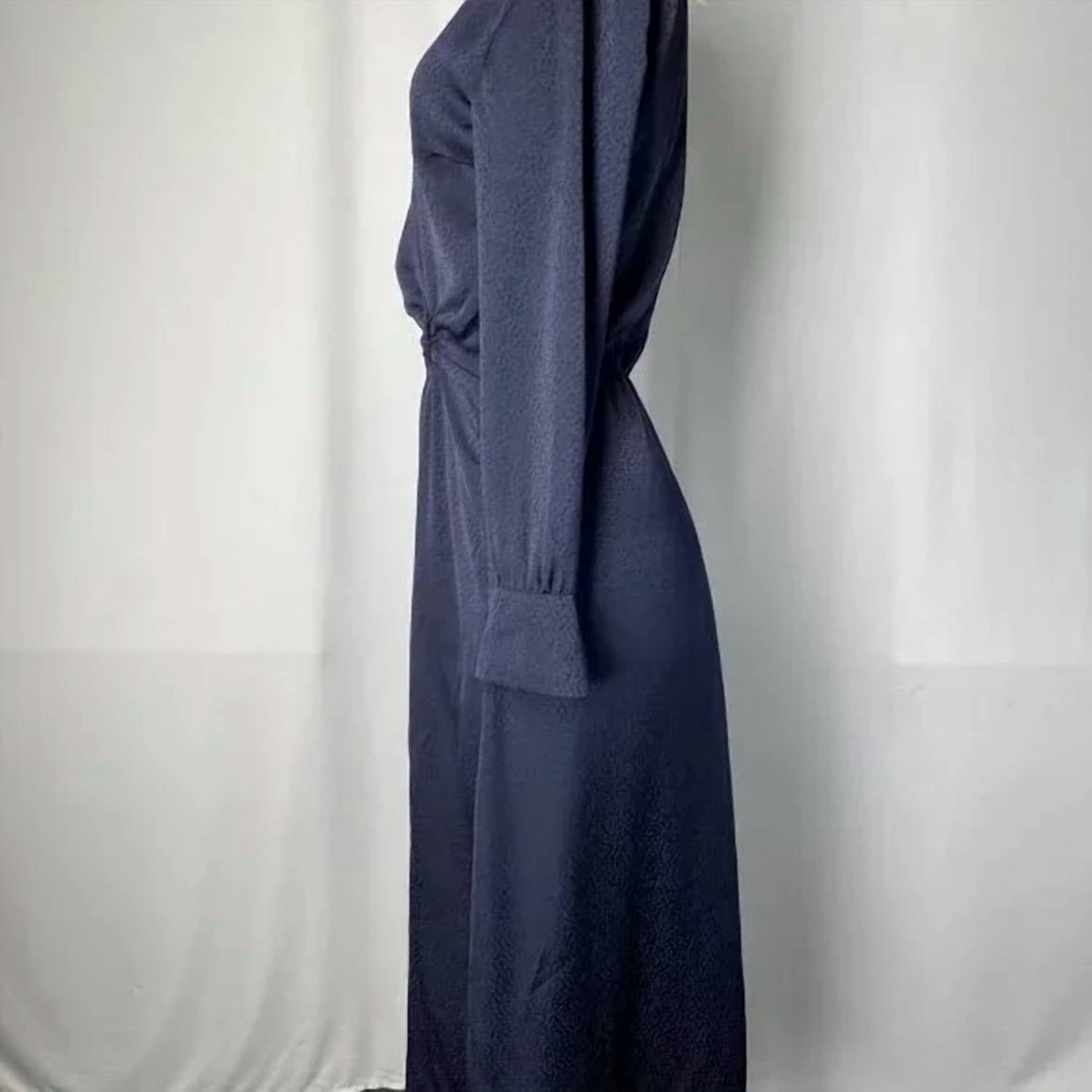 Ba&Sh - Women's V-neck Jacquard Midi Dress