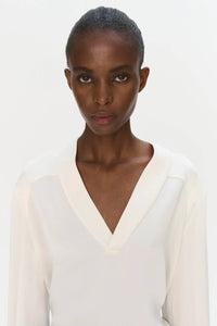 Simkhai - Maisey Long Sleeve V-neck Blouse