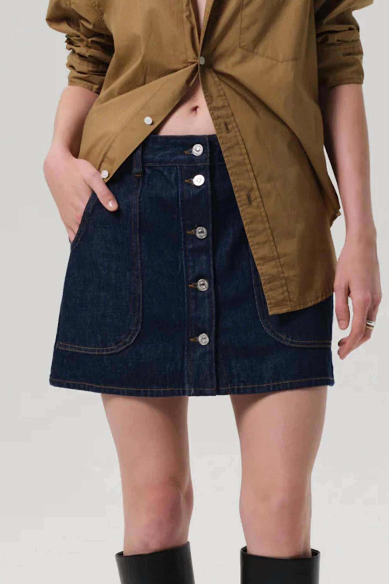 Citizens Of Humanity - Curved Pocket Mini Skirt