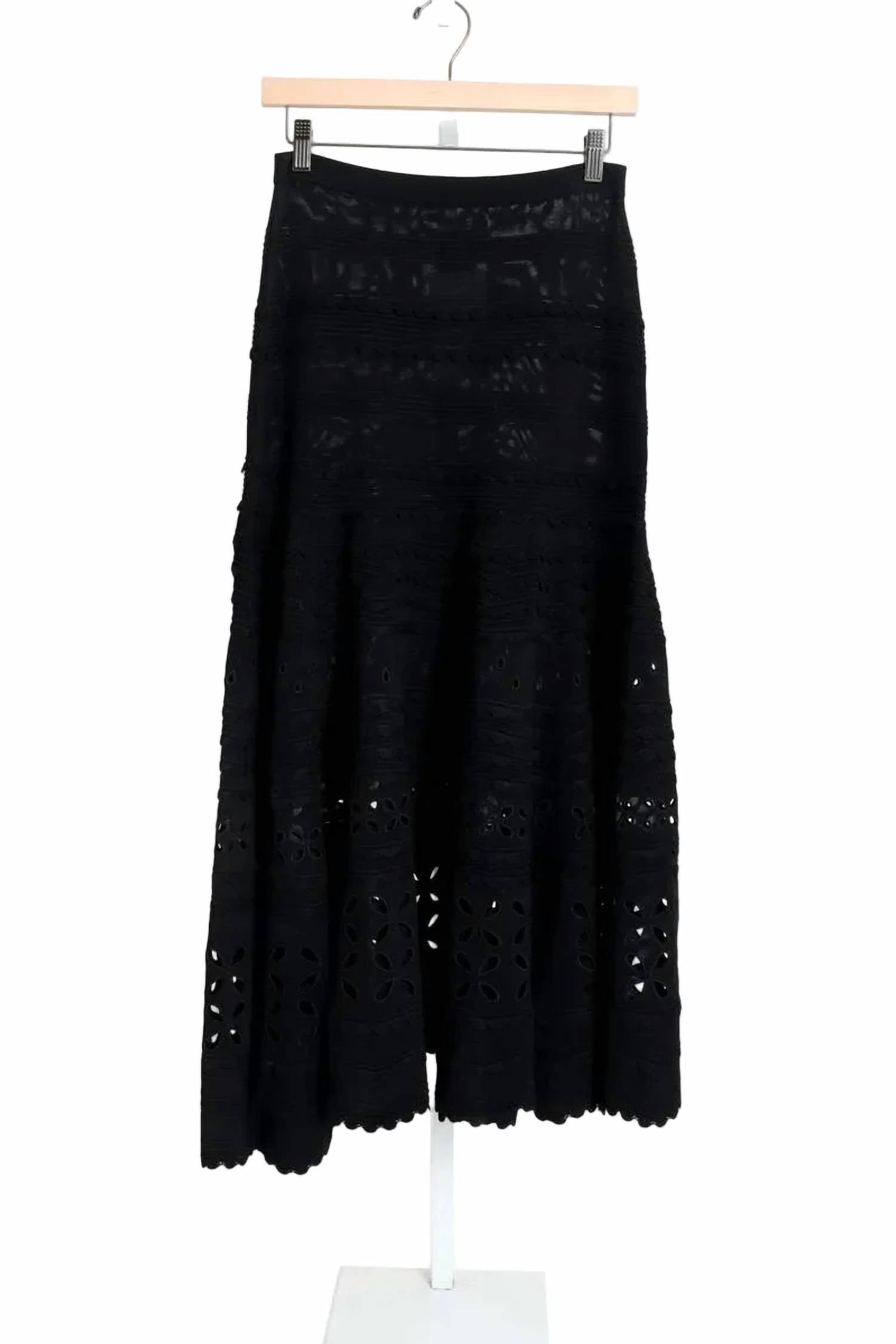 Ulla Johnson - Annisa Eyelet Knit Skirt
