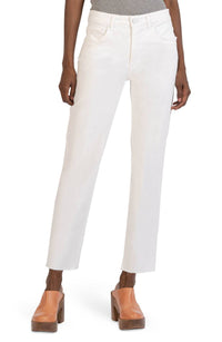Kut From The Kloth - Rachael Hi Rise Raw Hem Mom Jeans