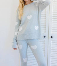 Hem & Thread - Comfy Heart Loungewear Set