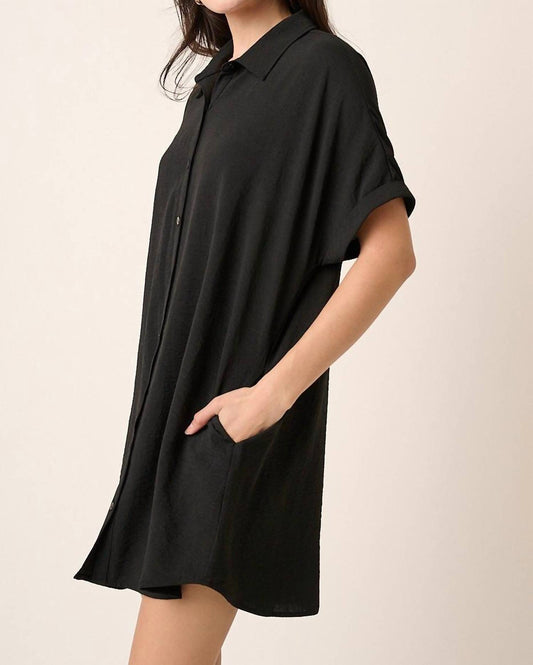 Mittoshop - Airflow Lightweight Button Down Shirt Dress