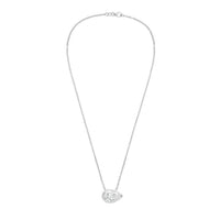 Diana M Jewels - Women's East West Pear Shape Bezel Lab-grown Diamond Pendant Necklace (8.00 Ctw)