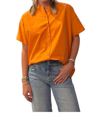 Anna Cate Lilly Top in orange - women's shirt