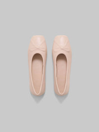 Marni - Women's Nappa Leather Seamless Little Bow Ballet Flat