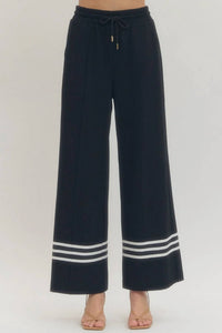 Entro - Trim Wide-Leg Pants