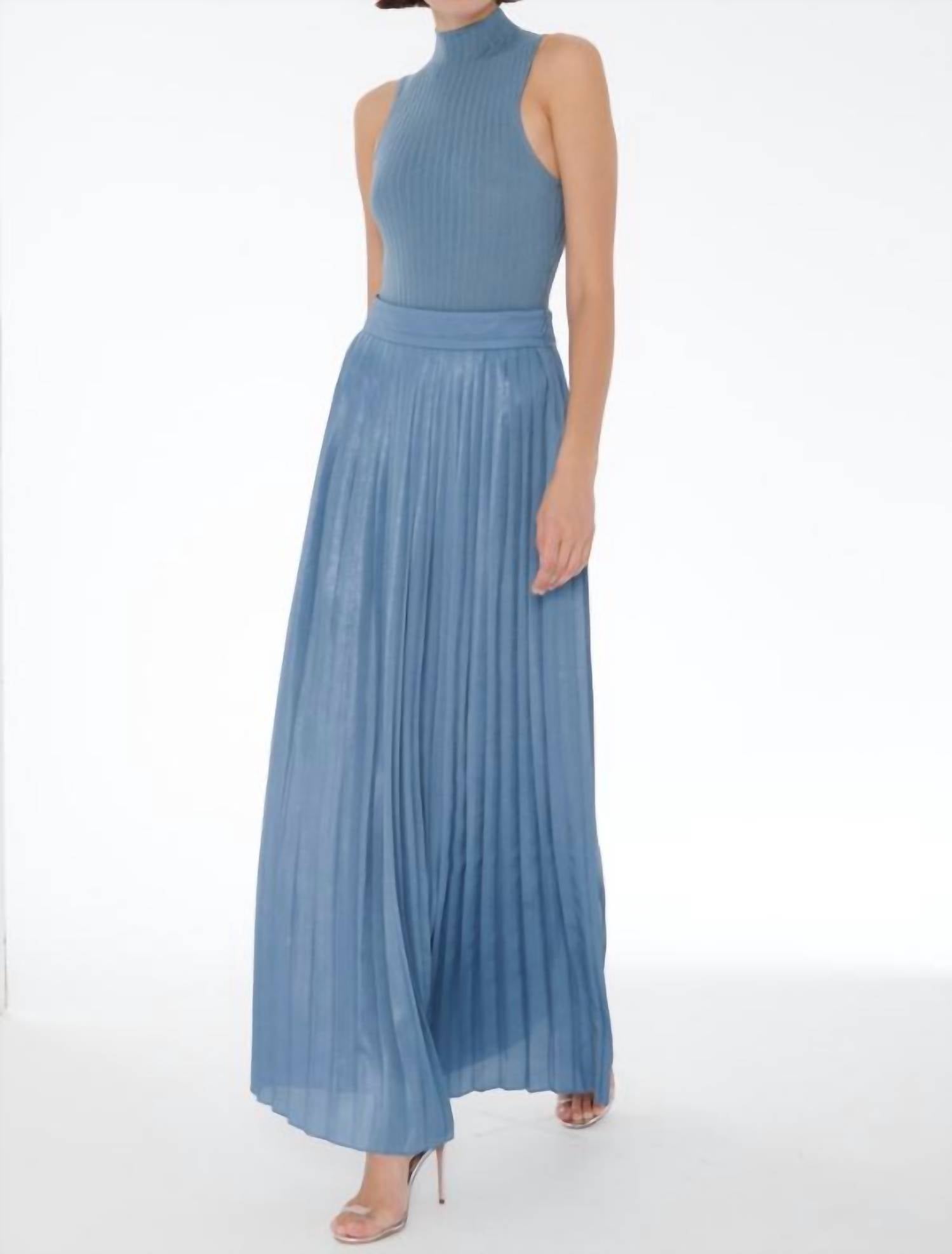 Toccin - Dillon Pleated Maxi Skirt