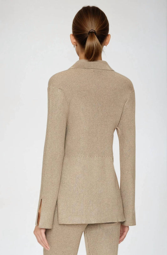 525 America - Women's Gemma Ribbed Polo Top