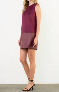 Thml - Sleeveless Mixed Media Dress