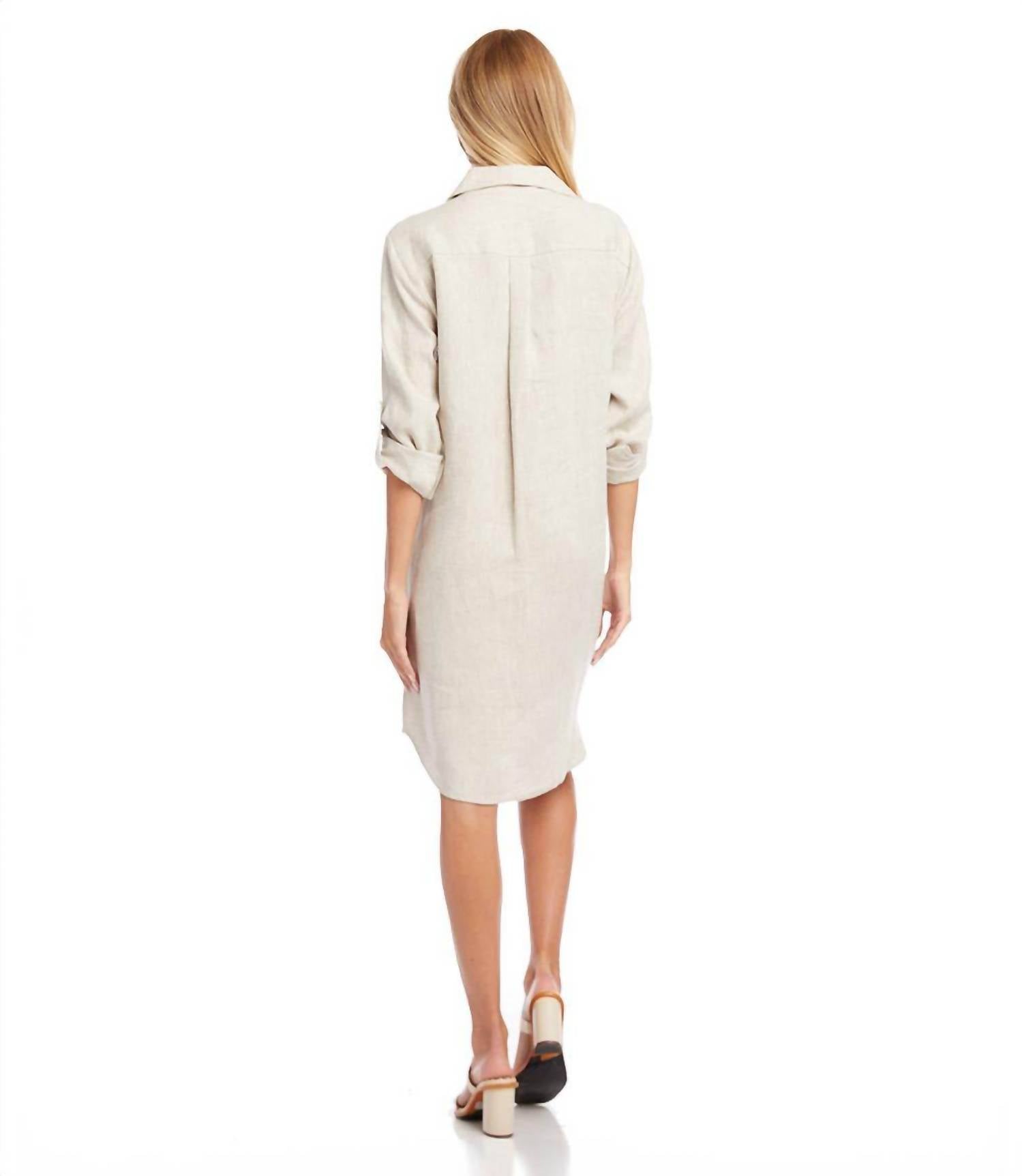 Karen Kane - Linen Shirtdress