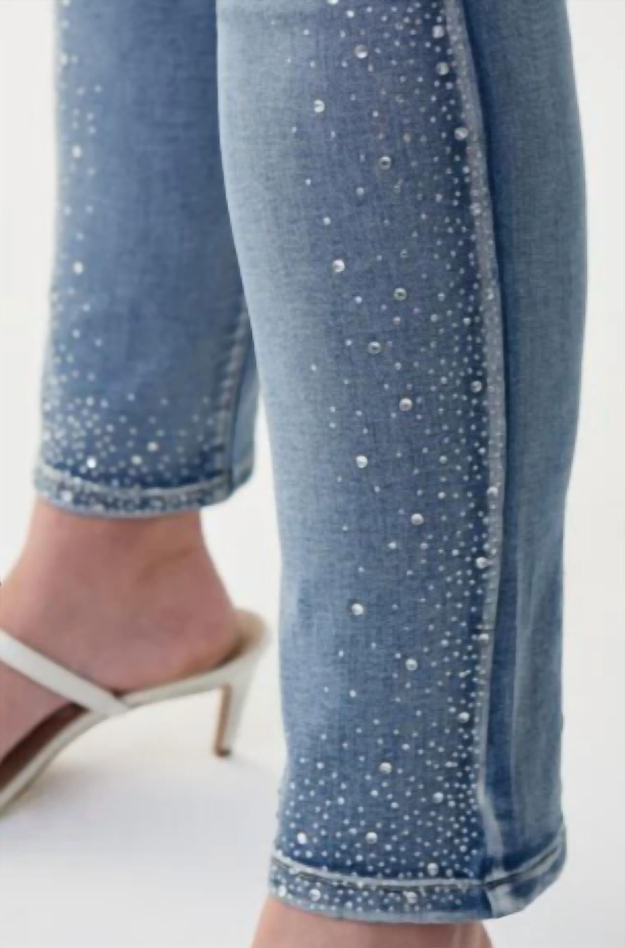Joseph Ribkoff - Rhinestone Denim Pant