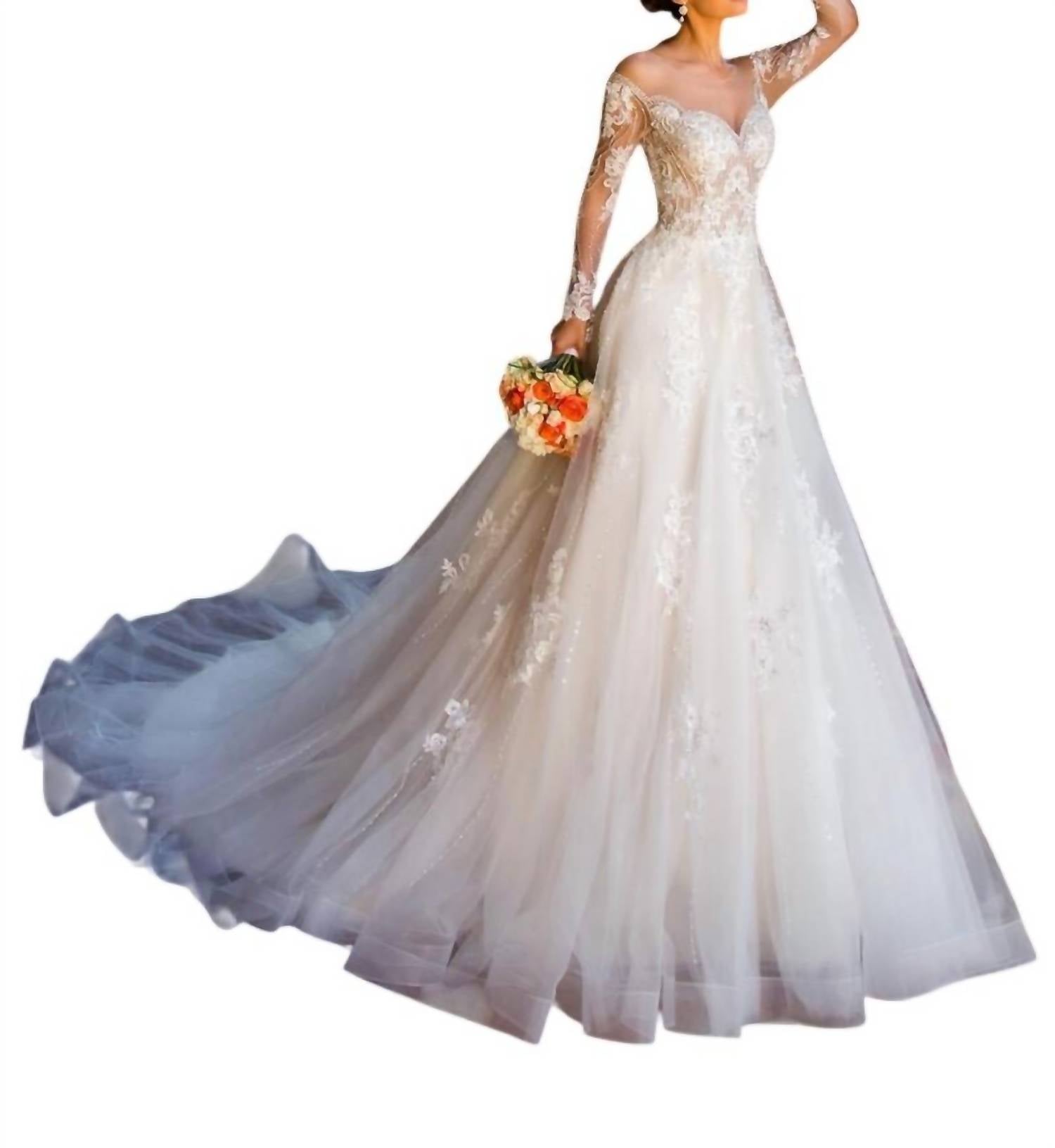 Kitty Chen Couture - Cassandra Crystal Beaded Gown