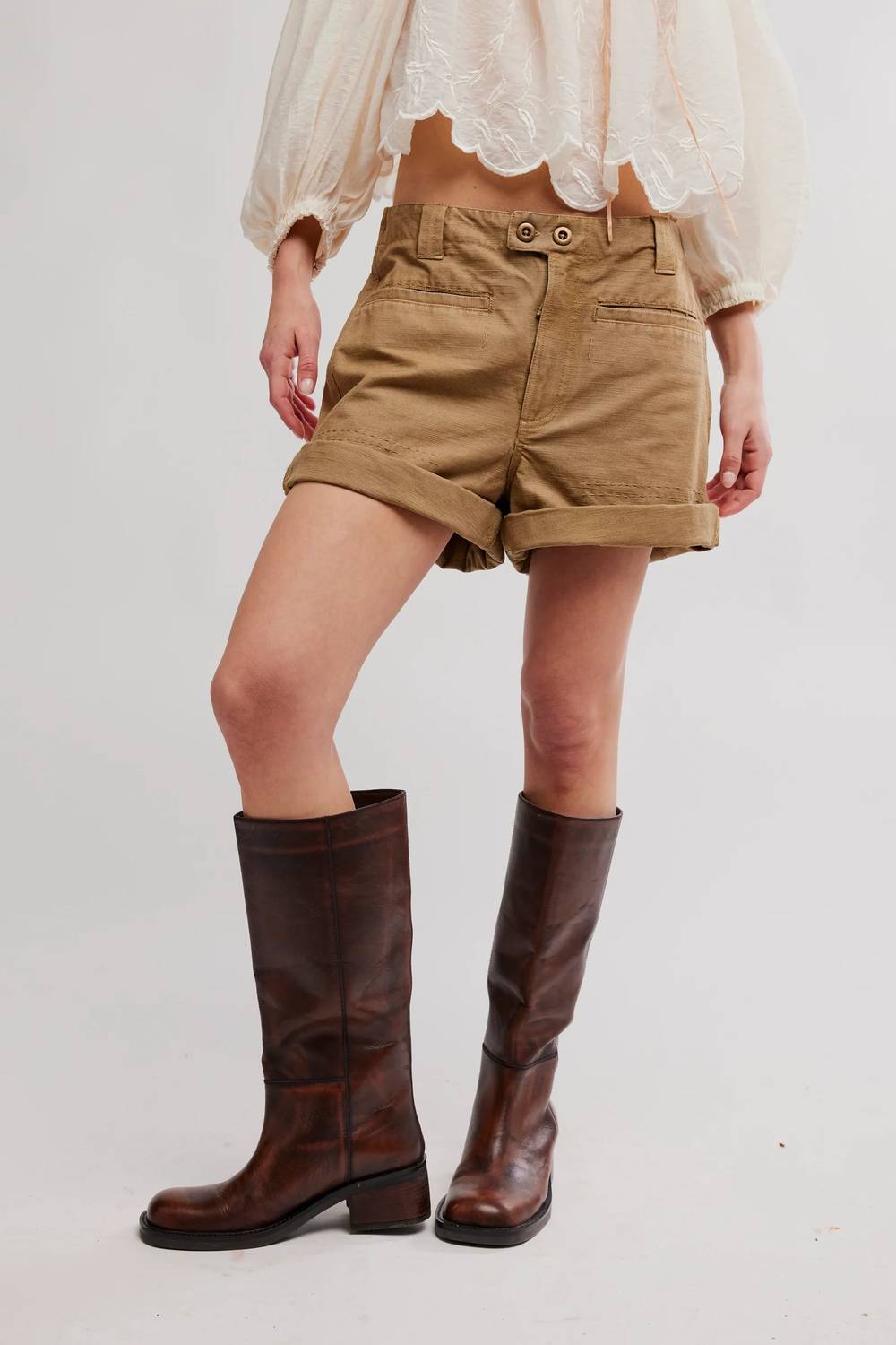 Free People - Sakura High Waist Shorts