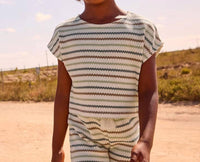 Mayoral - Girl's Crochet Striped Top