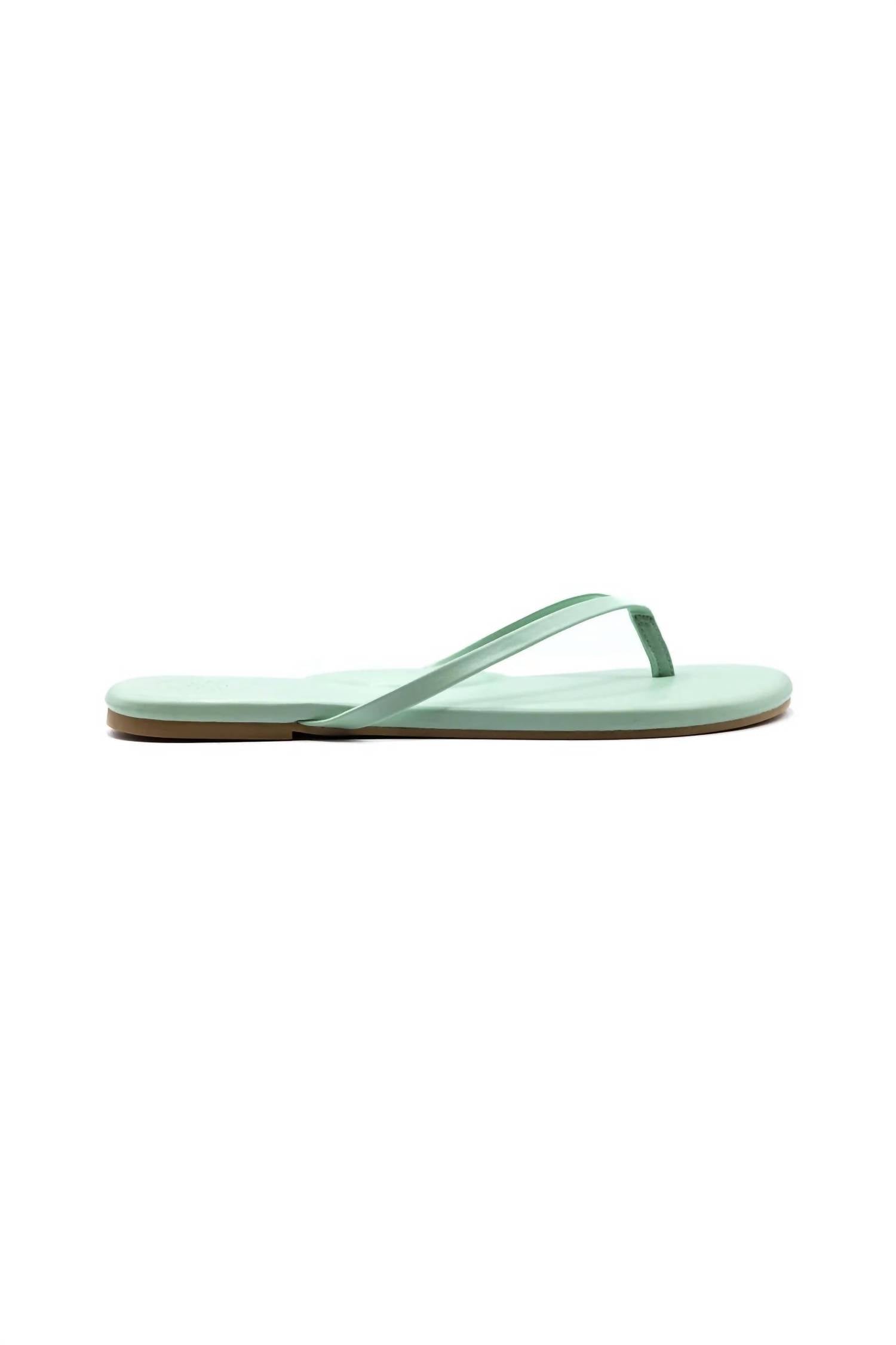 solei sea Women's Indie Flip Flop Sandal in aloe vera - women's sandal