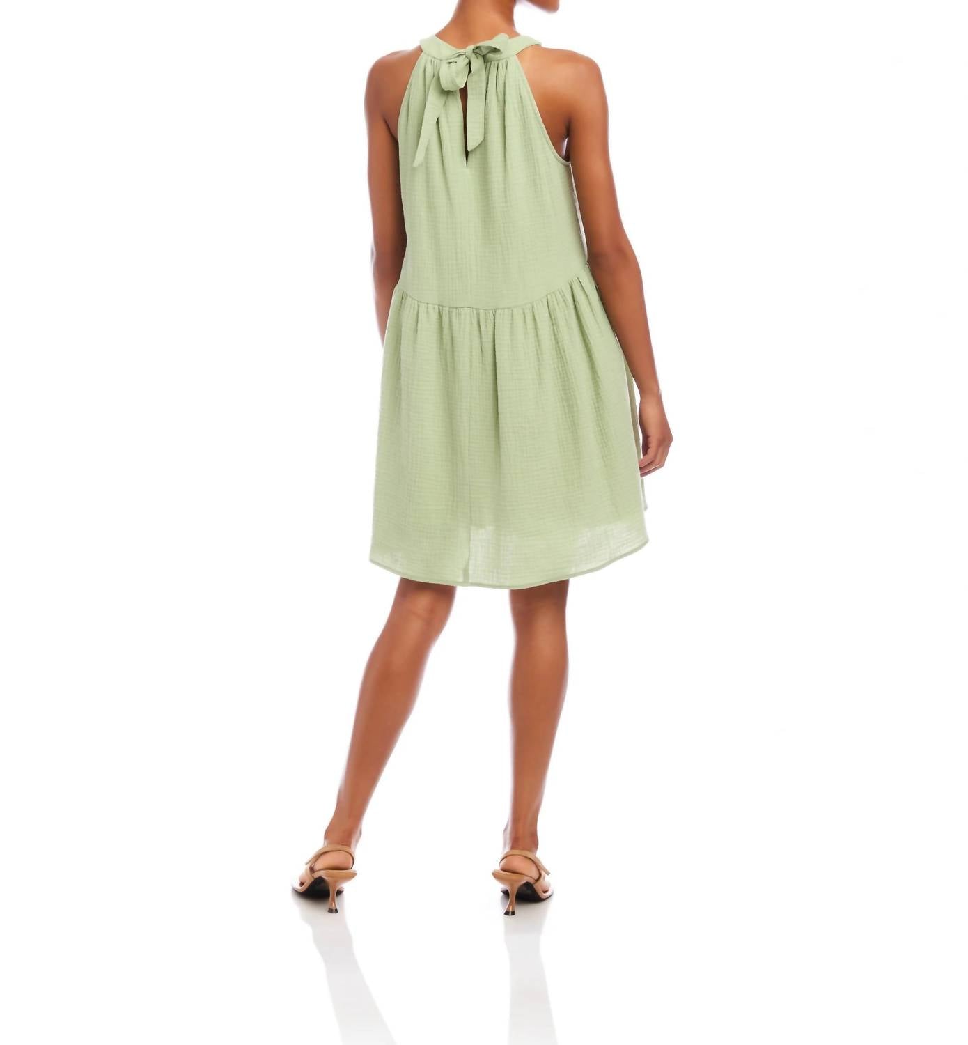 Fifteen Twenty - Cianni Tie Neck Dress