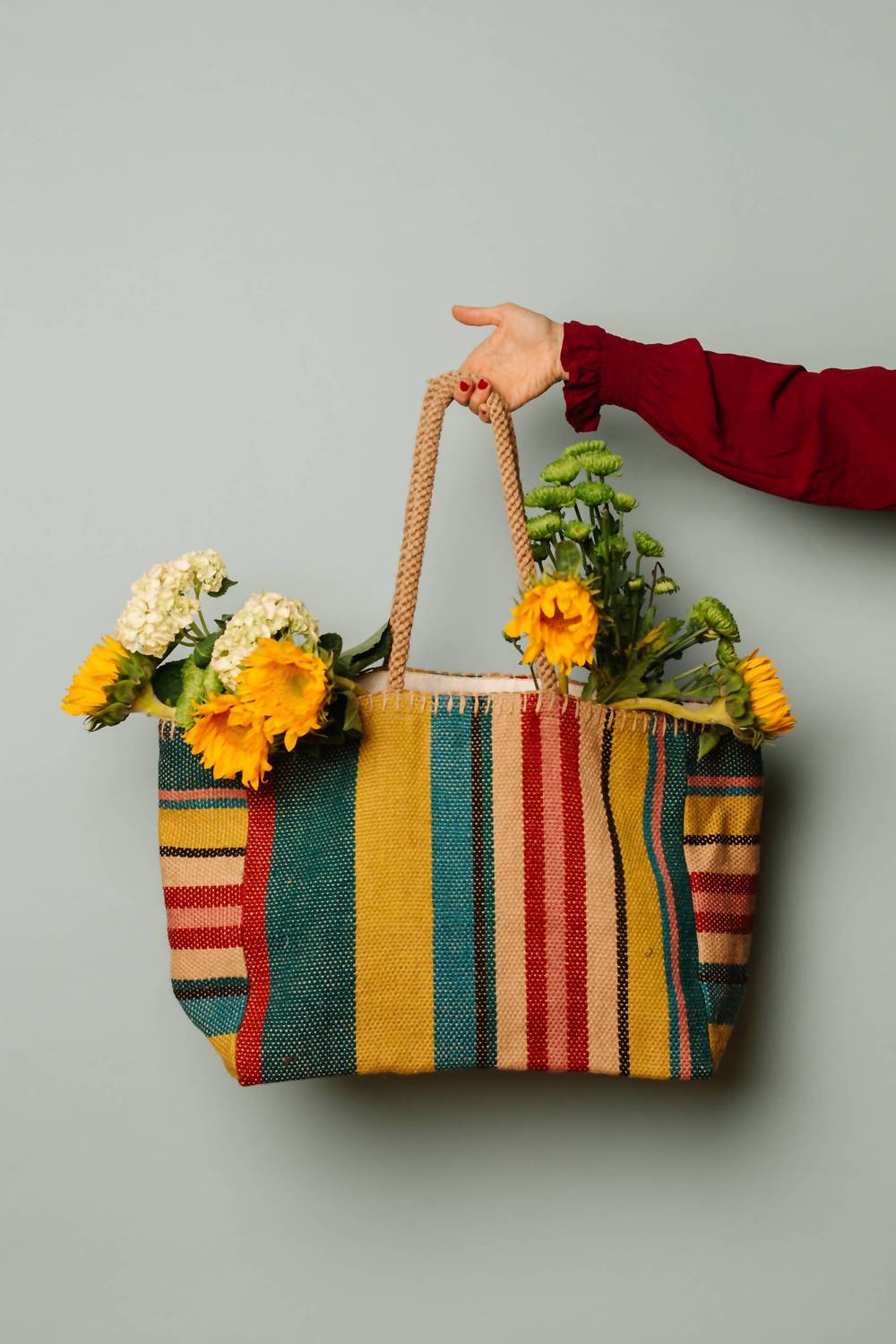 Will & Atlas - Women's Carmen Striped Tote Shoulder Bag