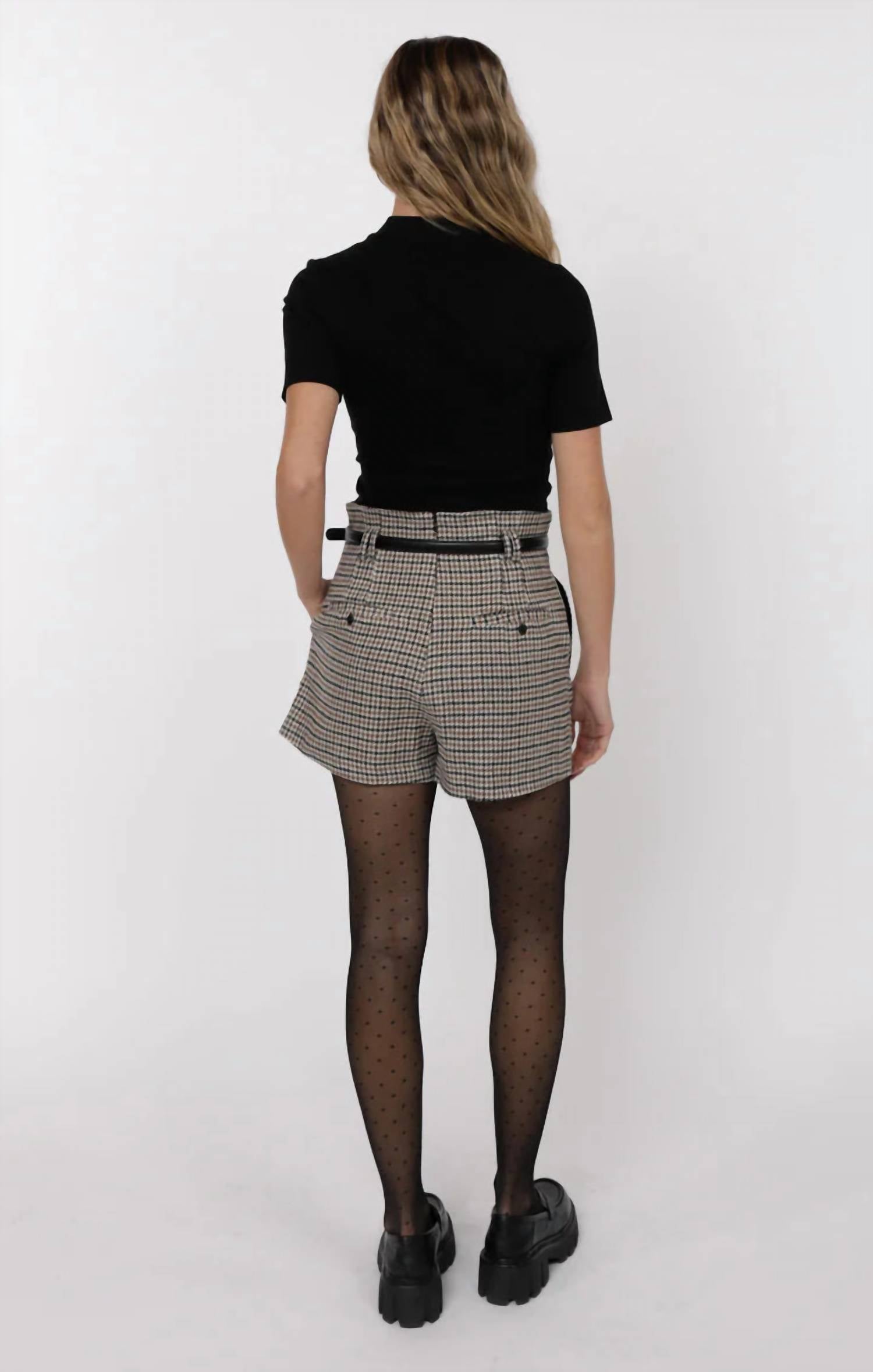 Sage The Label - Memorabilia High Waisted Belted Short