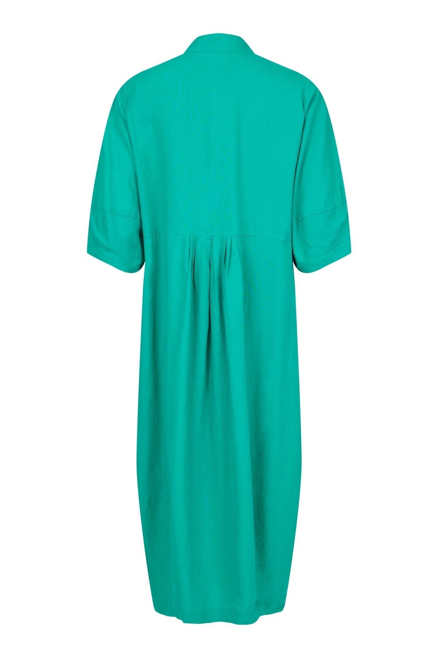 Noen - Women's Short Sleeve Midi Dress
