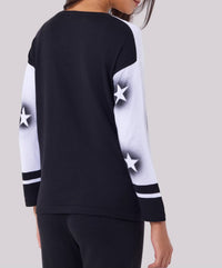 Angel Apparel - Star V-Neck Knit Top