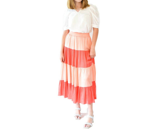 Tiered Maxi Skirt