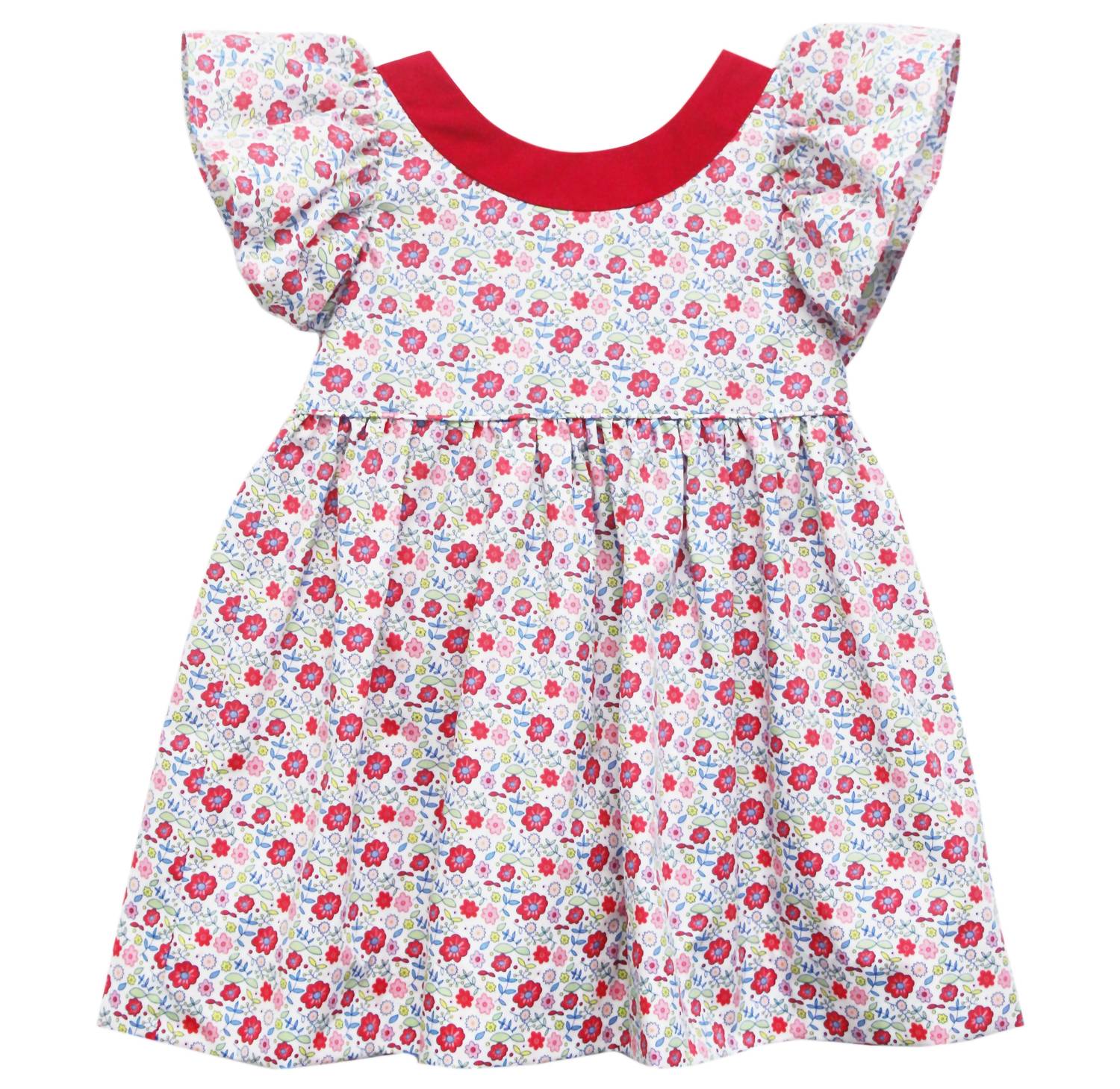 Zuccini Kids - Girl's Winter Floral Grace Bow Dress
