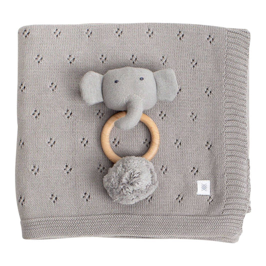 Zestt Organics - Baby Knit Blanket & Toy