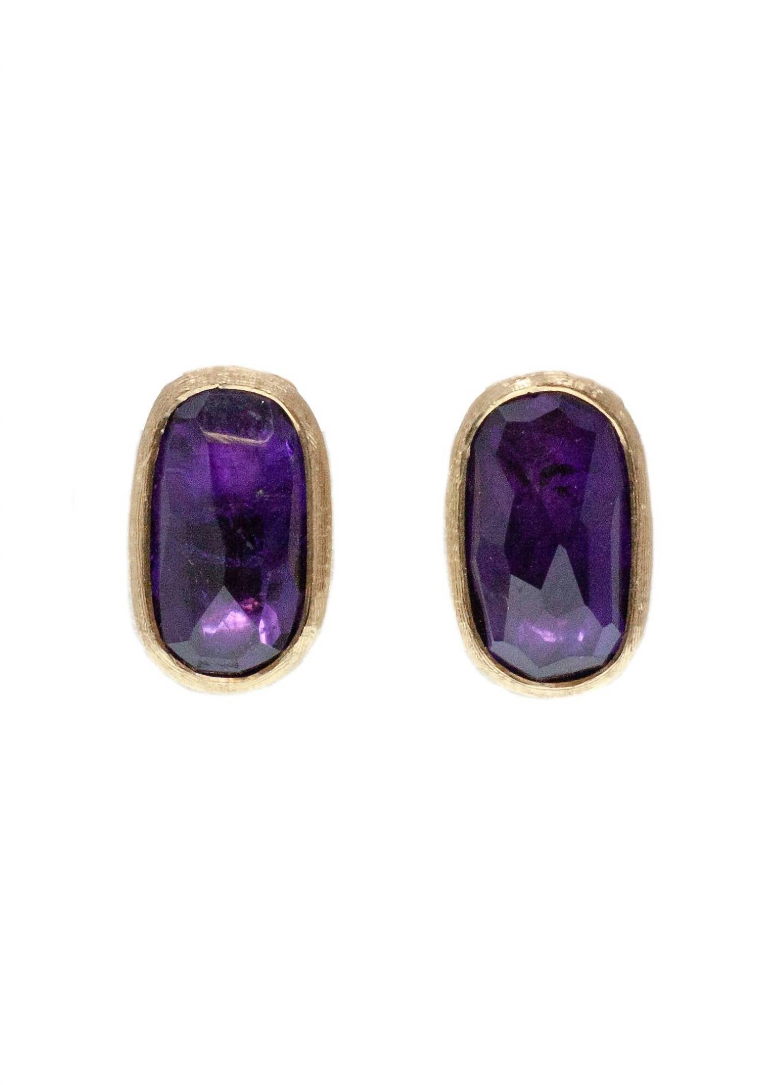 Marco Bicego - Women's 18k Amethyst Murano Link Earrings