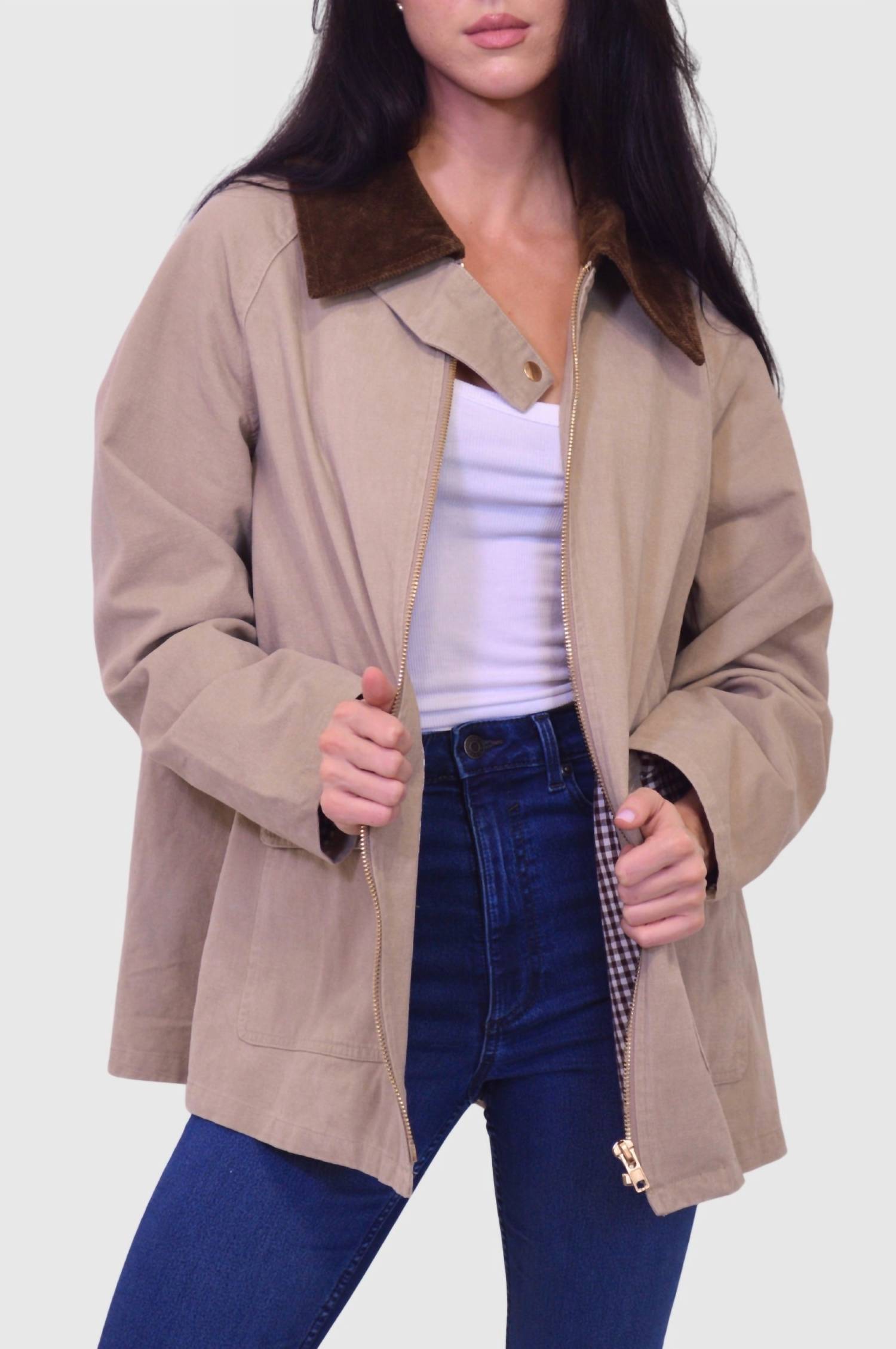 In-Loom - Corduroy Collared Cotton Chore Jacket