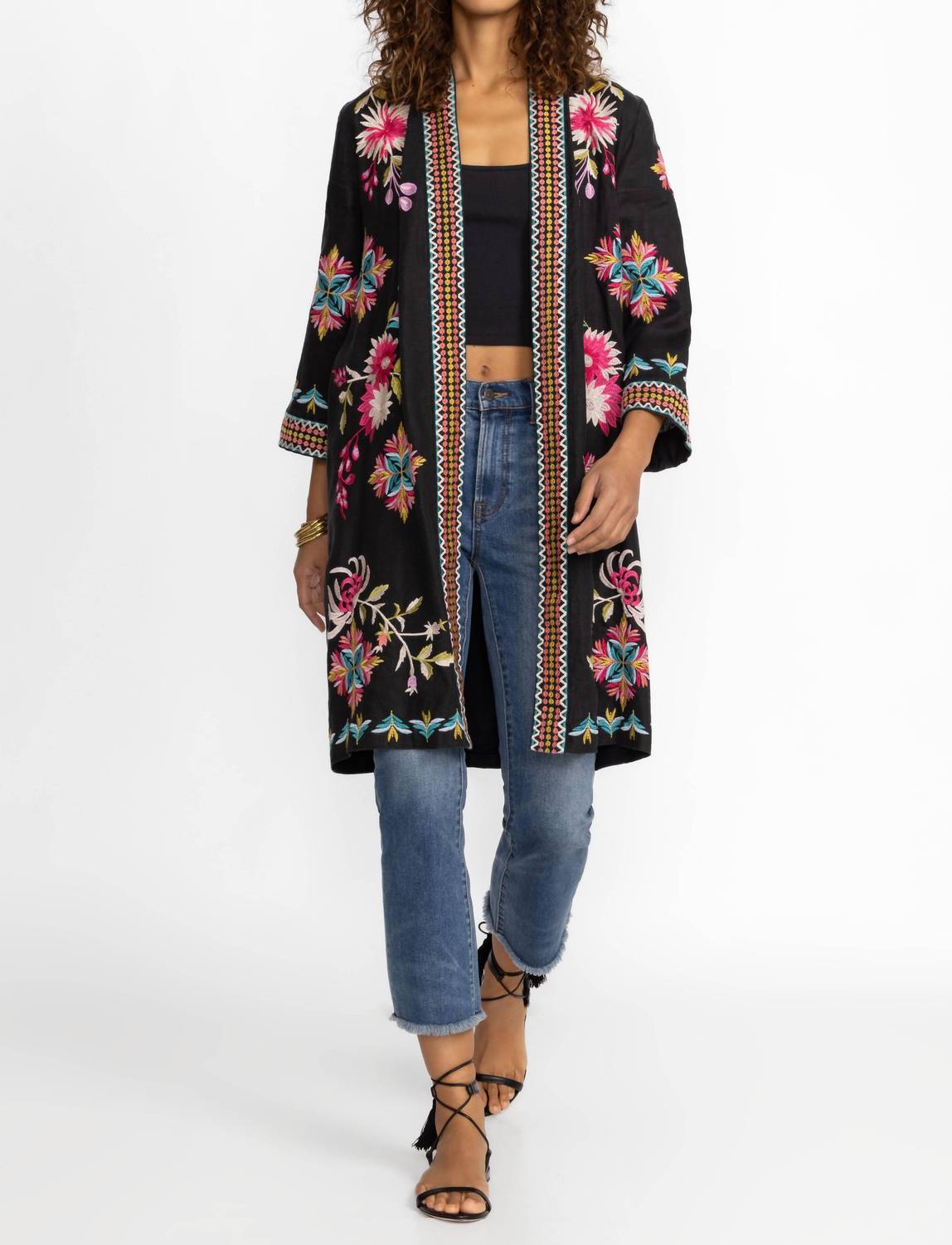 Johnny Was - Julie Linen Kimono Coat