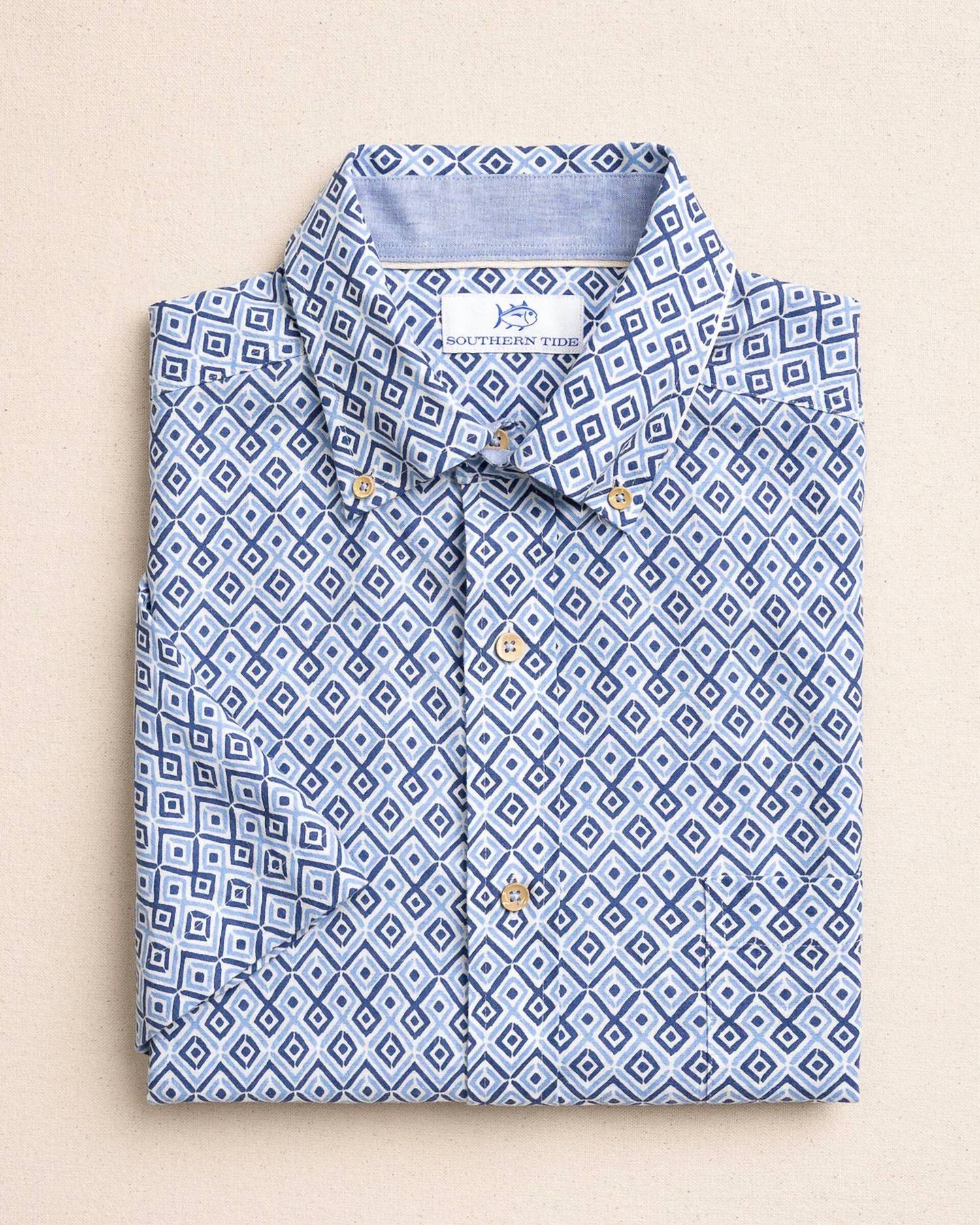 Southern Tide - Men's Marine Button Down Sport Shirt