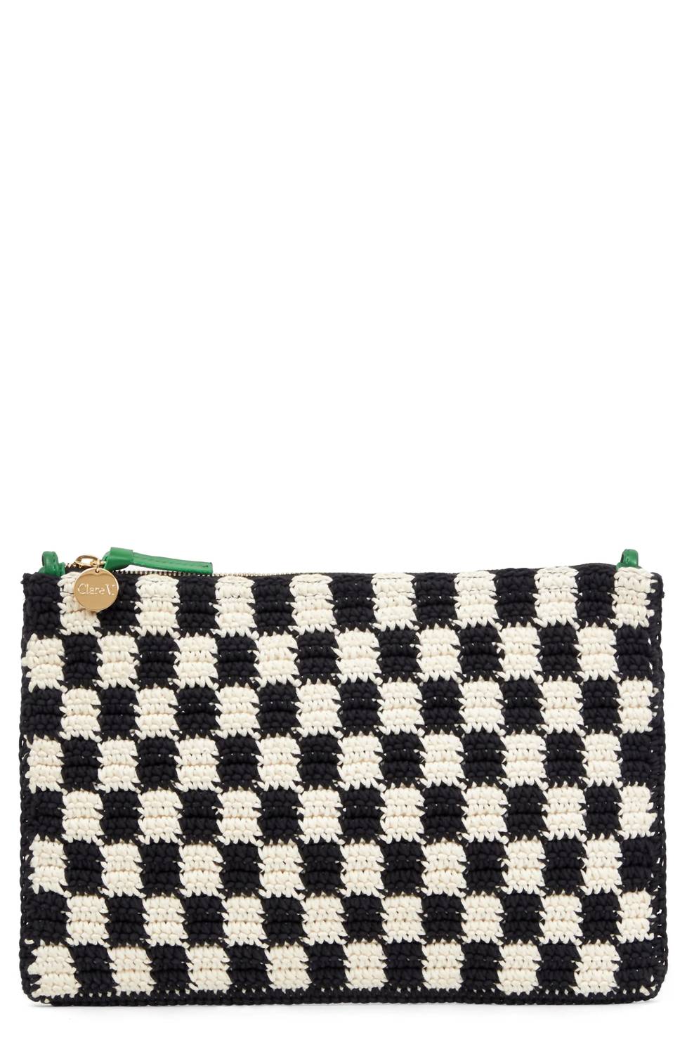 Clare V. - Women's Mini Crochet Checker Flat Clutch