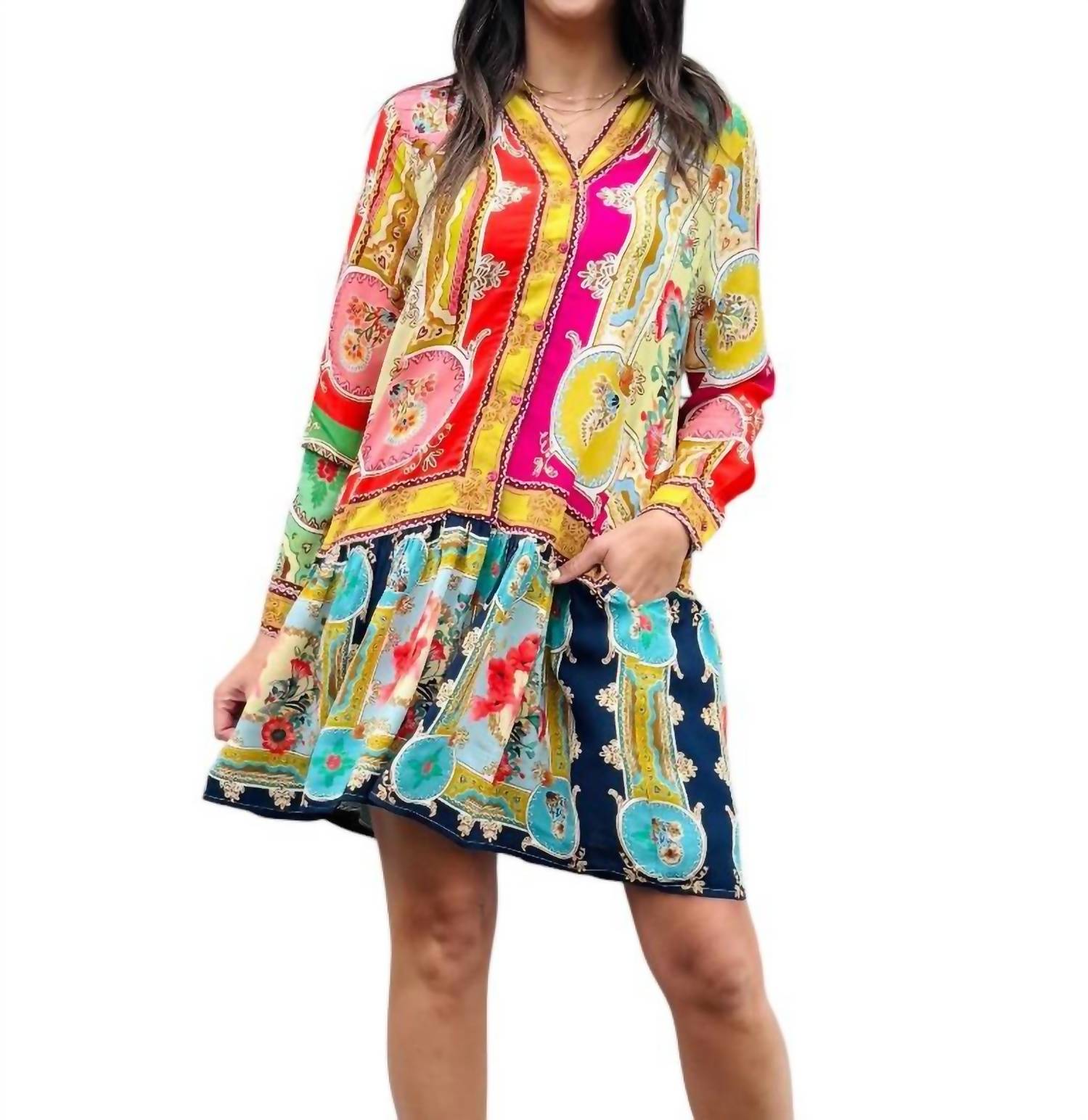 Tolani - Hatty Long Sleeve Dress