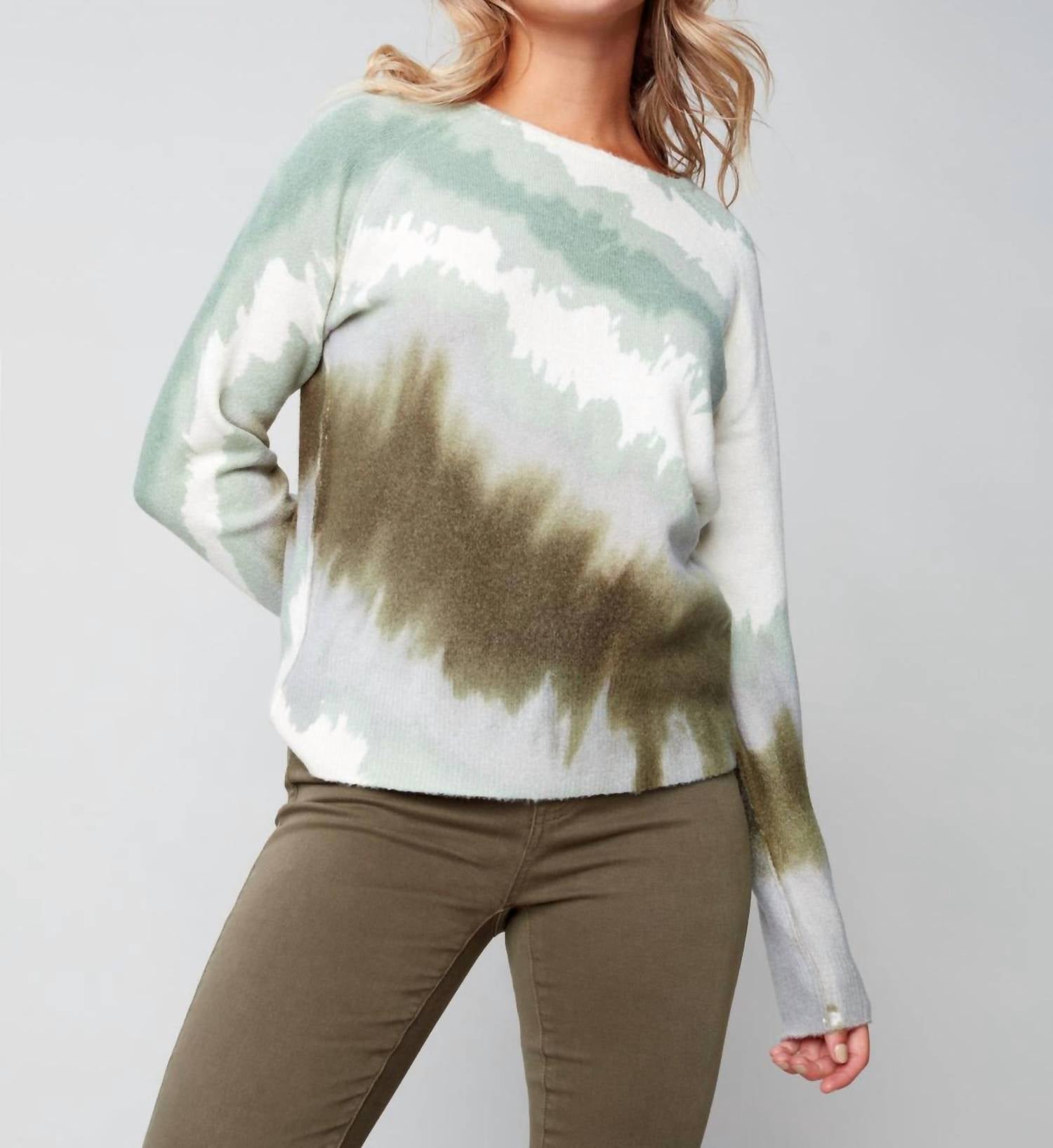 Charlie B - Reversible Printed Sweater