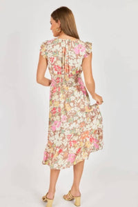 Sadie & Sage - Floral Dunes Midi Dress