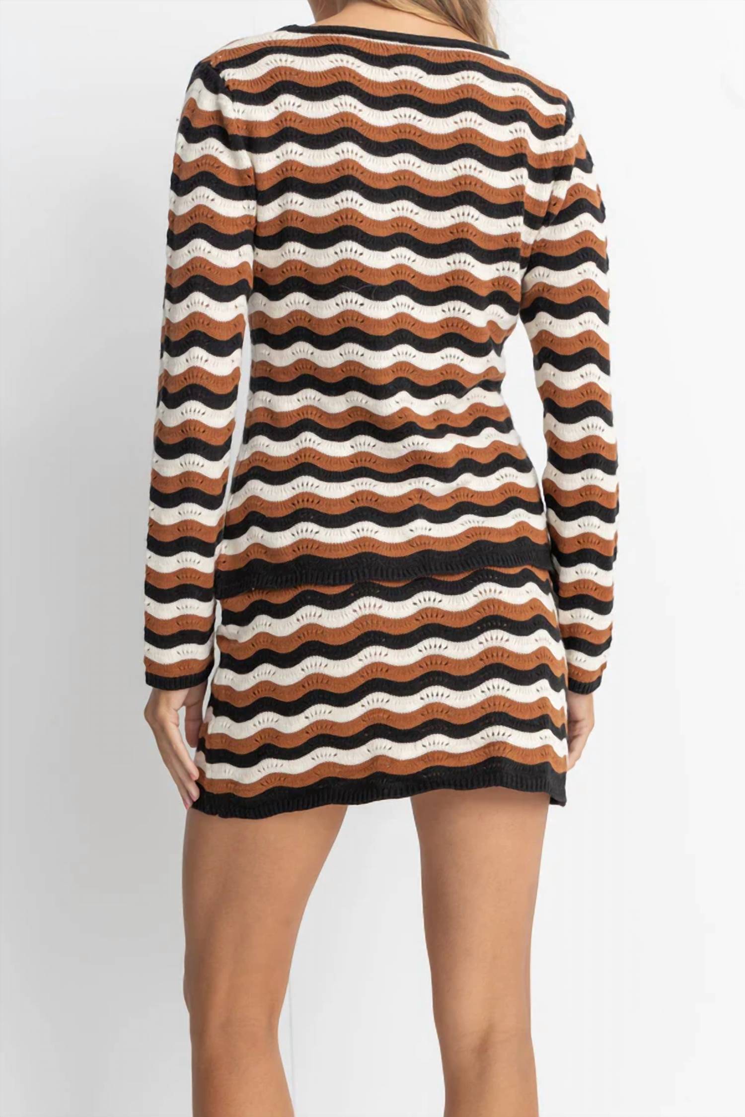 Rhythm. - Venice Knit Mini Skirt