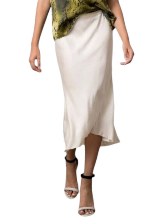 Go By Go Silk - Iconic Bias Midi Skirt
