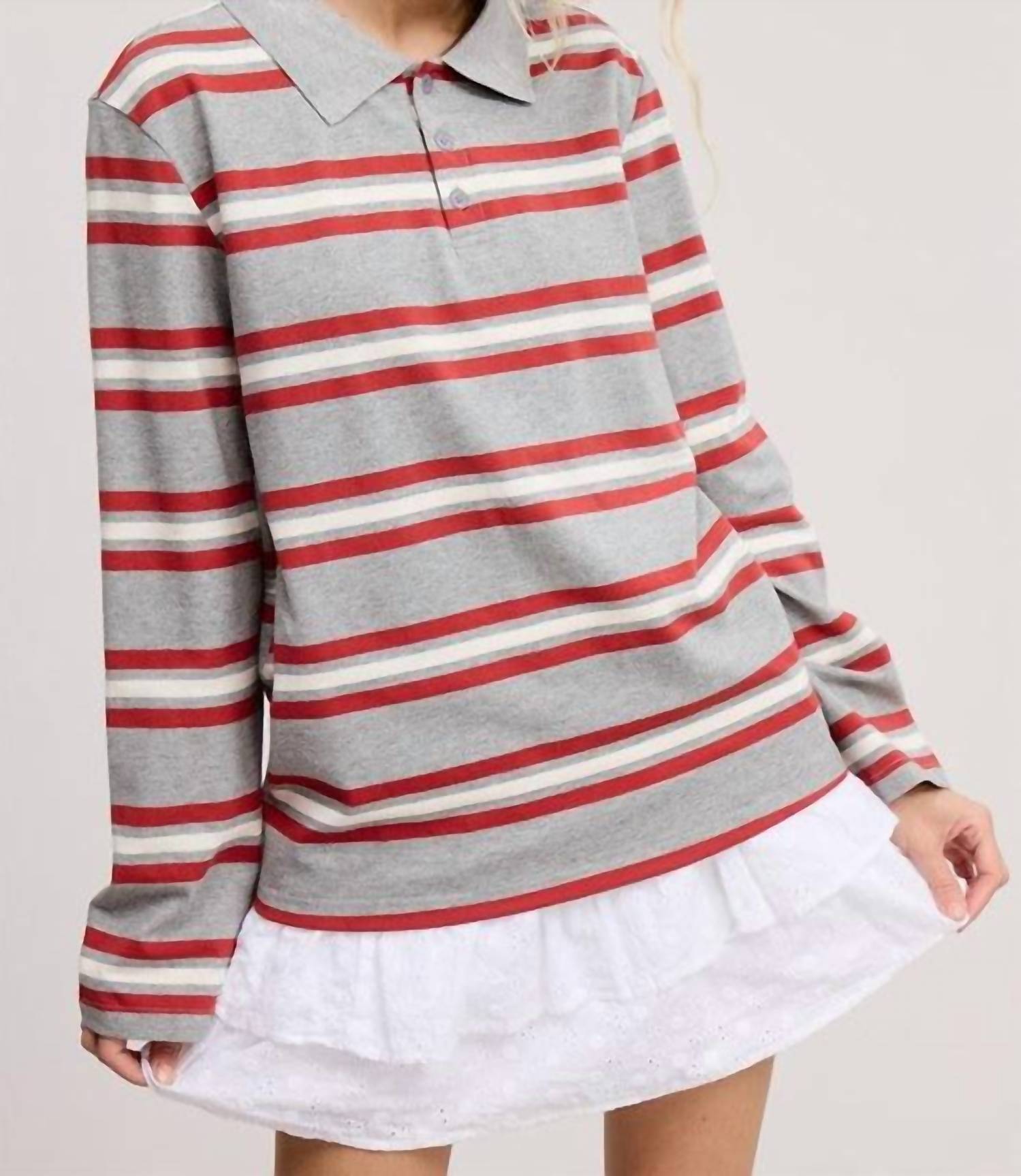 Mimosa - Women's The Long Sleeve Polo Top