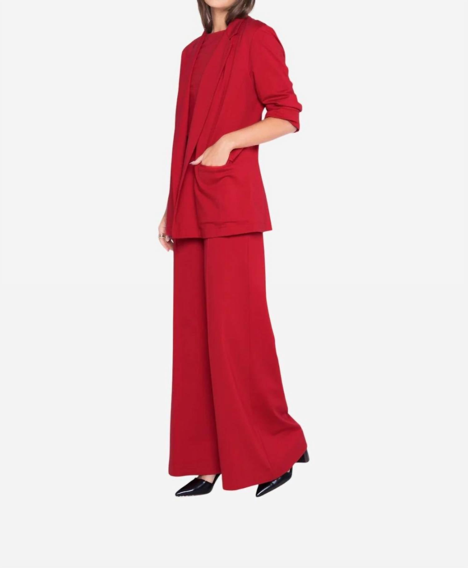 Ripley Rader - Ponte Knit Oversized Blazer