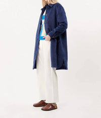FRNCH Solar Coat in bleu marine - women's jacket - alternate view