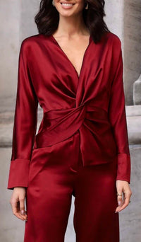 Diomi - Twist Front Blouse