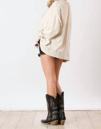 Peach Love Nashville Printed Sweatshirt in beige - women's top - view 5