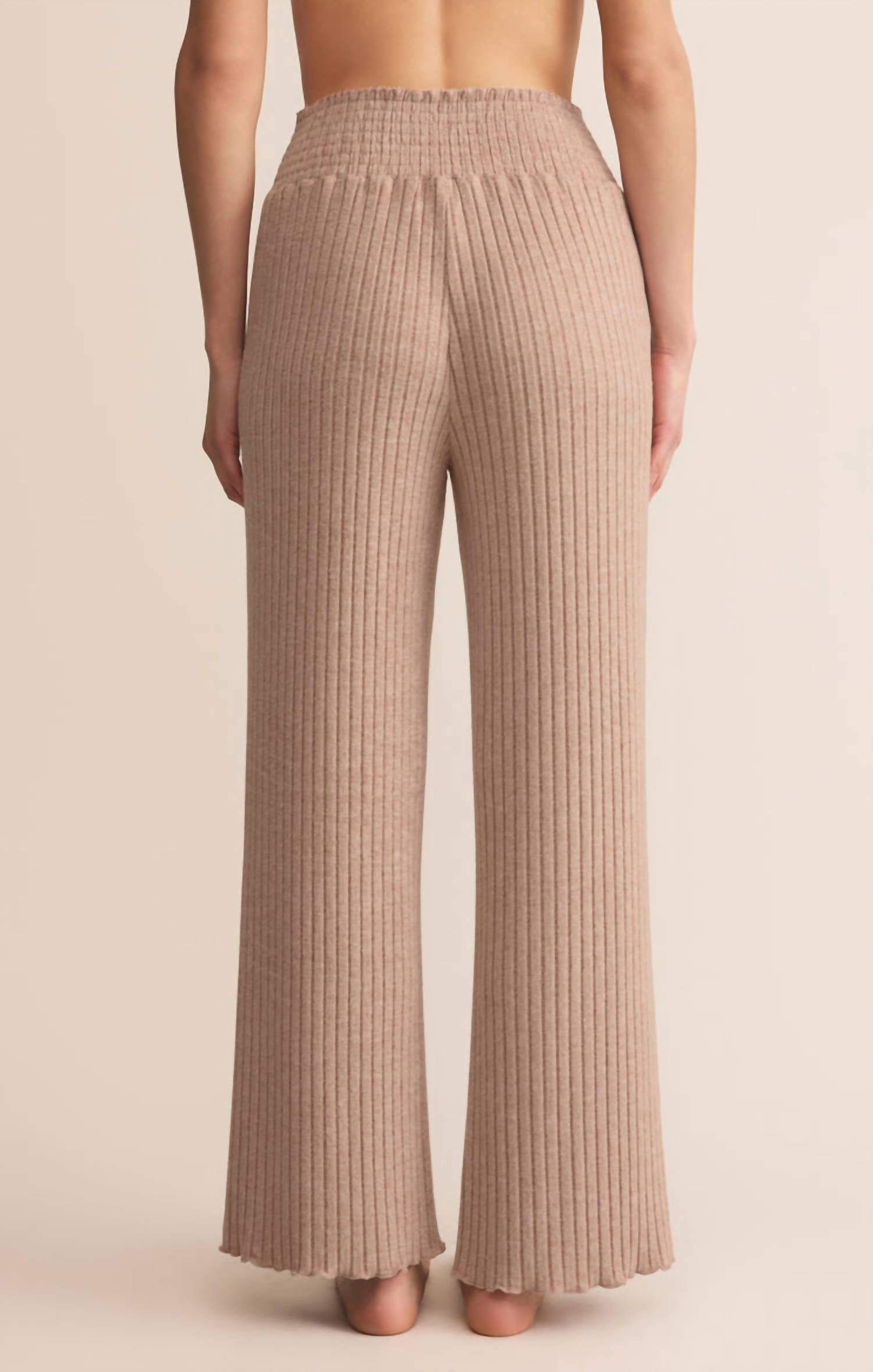 Z Supply - Dawn Smocked Silky Rib Pant
