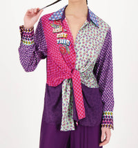 Me369 - Reyna Tie Waist Shirt
